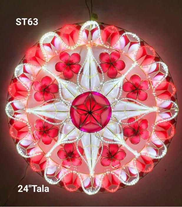Christmas Parol / Lantern ST63 LED (24 inches) 110v