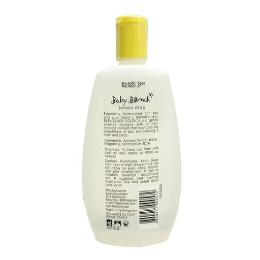 Baby Bench Cologne - Lemon Drop 200ml