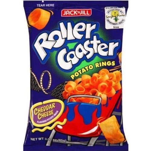 Jack & Jill Roller Coaster Potato Rings Cheddar Cheese 85g