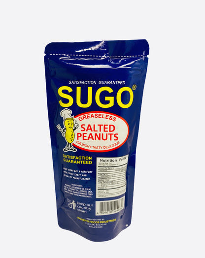SUGO Greaseless Salted Peanuts 100g (Natural Garlic Flavor)