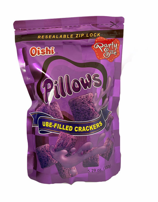 Oishi Pillows Ube Filled Crackers 5.29oz