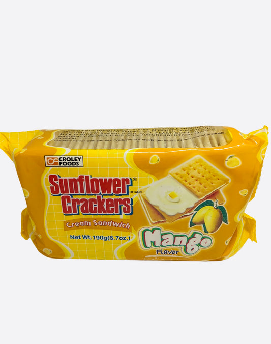 Sunflower Crackers Mango 190g