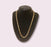 18K Figaro Necklace Size 20 inches