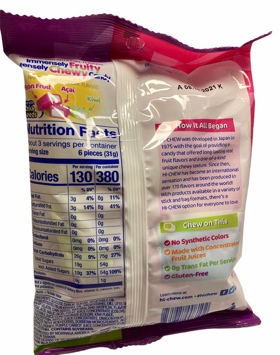 Hi-Chew Dragonfruit/Acai/Kiwi Superfruit Mix
