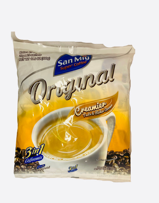 San Mig Original Coffee Cremier 3in1 (25 sachets)