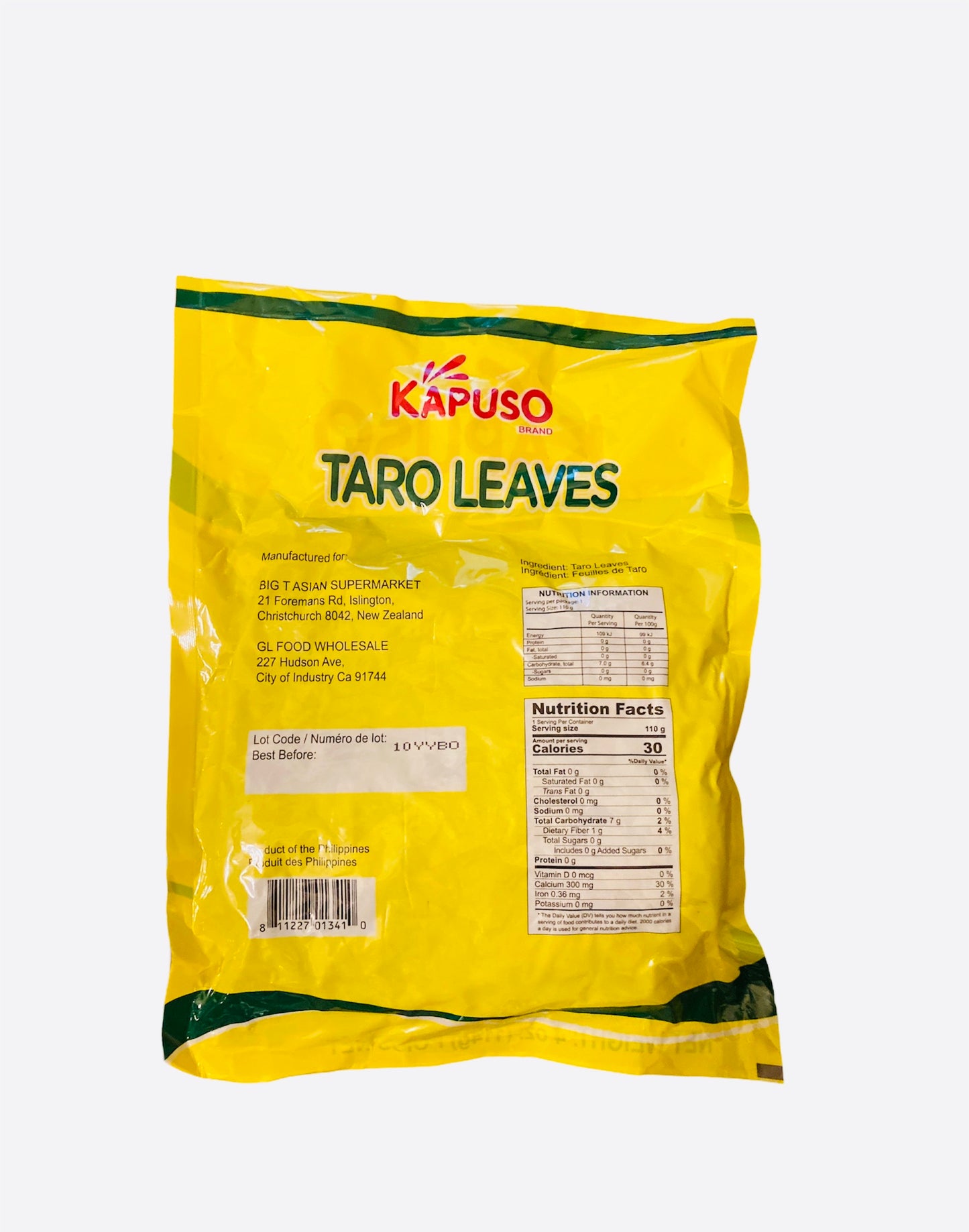 KAPUSO Dried Taro Leaves 114g