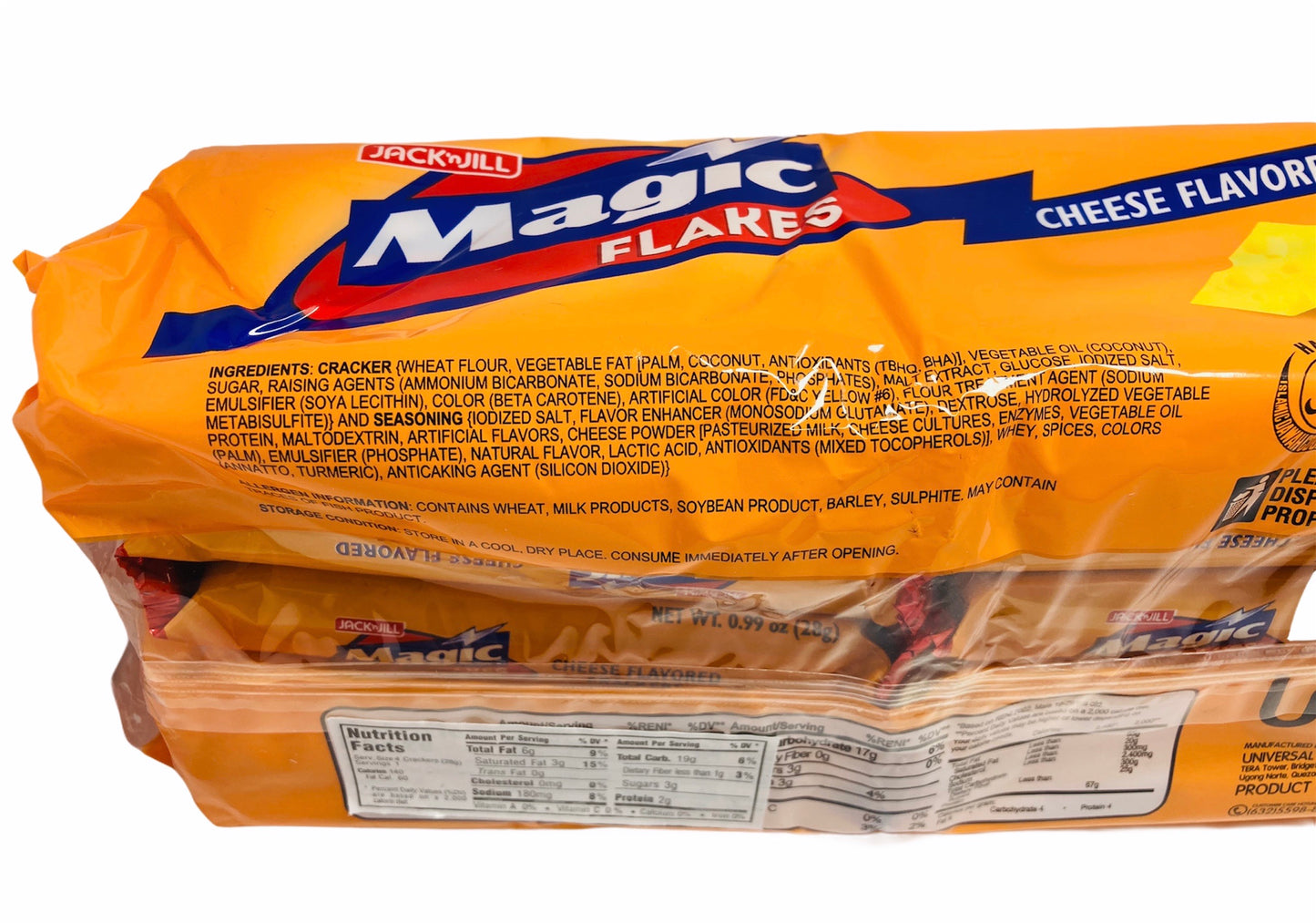 Magic Flakes Cheese Flavored Crakers 10x28g