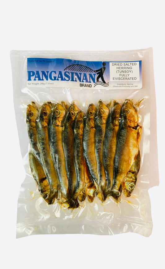 Pangasinan “Tunsoy” Dried Tuyo Salted Herring 200g