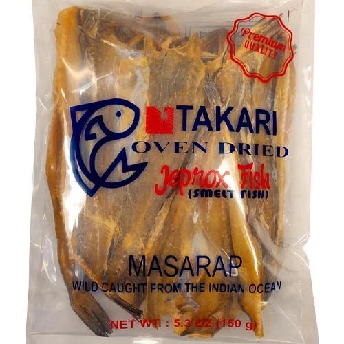 Takari Oven dried Jeprox fish (Smelt fish) 150g