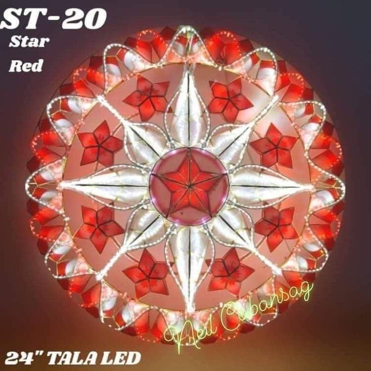 Christmas Parol / Lantern ST20 LED (24 inches) 110v