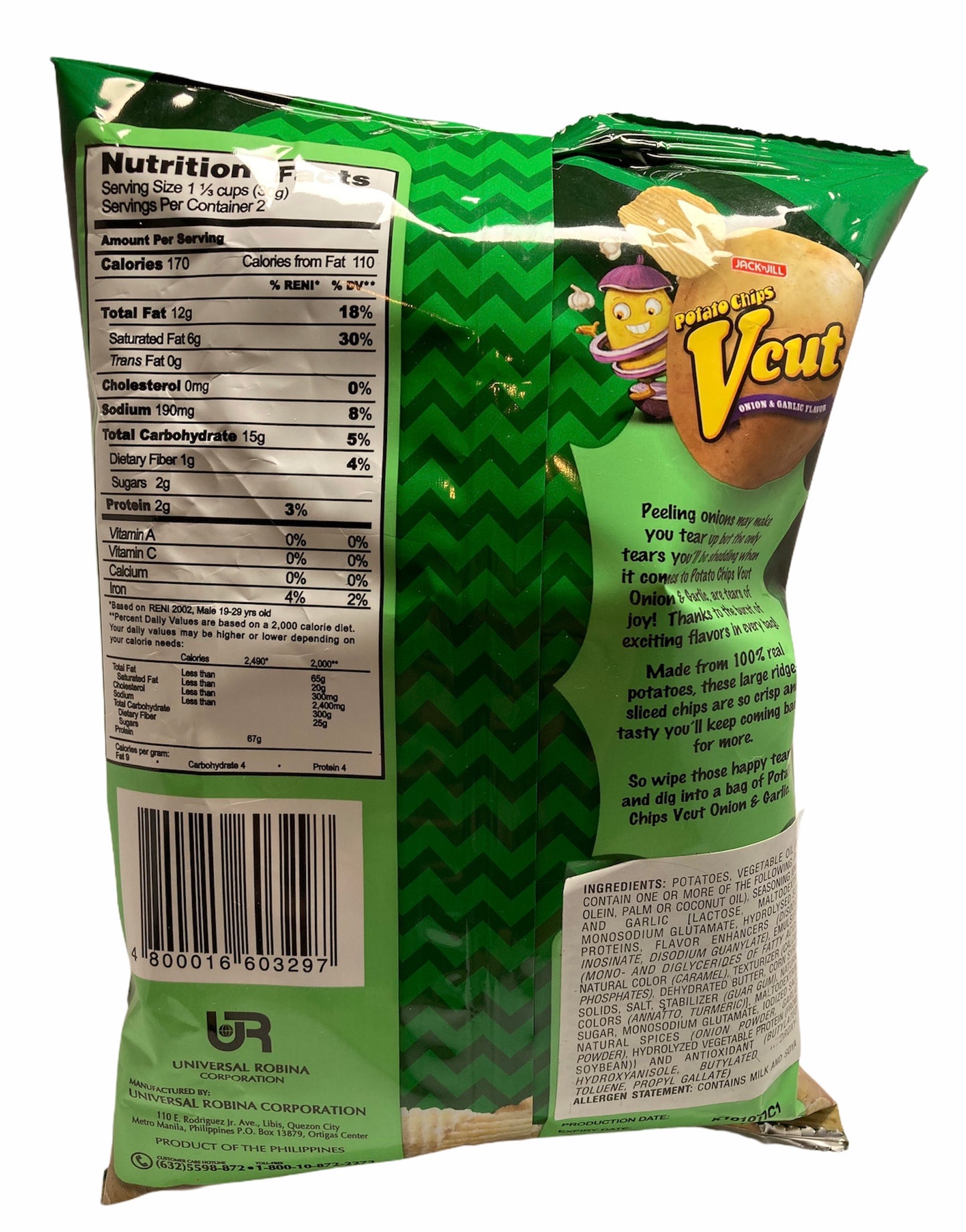 Jack n’ Jill Vcut Potato Chips