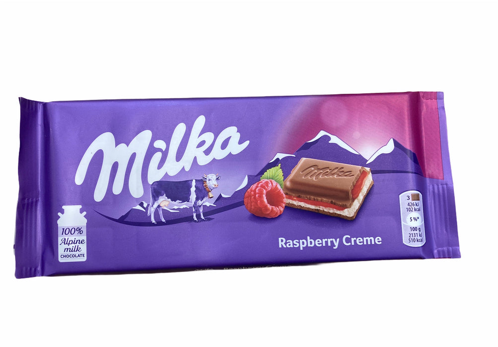 Milka Chicolate Rasberry Cream 100g