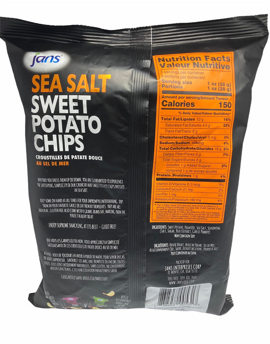Sea Salt Sweet Potato Chips
